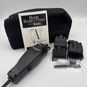 Wahl Performer Home Haircutting Clipper Kit CMCO Clippers 8 Guide Combs Case EUC